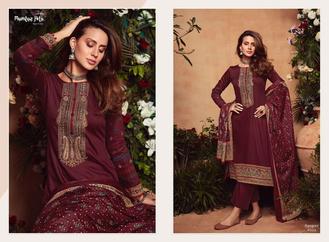 Rangrez By Mumtaz 4001-4008 Dress Material Catalog